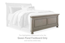 Load image into Gallery viewer, Lettner - Queen Panel Footboard - Light Gray
