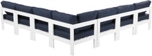 Load image into Gallery viewer, Nizuc - Outdoor Patio 7 Piece Modular Sectional With White Frame
