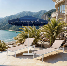 Load image into Gallery viewer, Amalfi - Aluminum Patio Umbrella - White Base / White Pole
