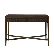 Load image into Gallery viewer, Fluted - 2 Drawer Storage Console Table - Brown
