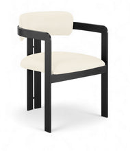 Load image into Gallery viewer, Aurum - Vegan Leather Upholstered Dining Chair With Graphite Black Base (Set of 2)
