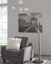 Load image into Gallery viewer, Winter - Metal Arc Lamp  - Silver Finish

