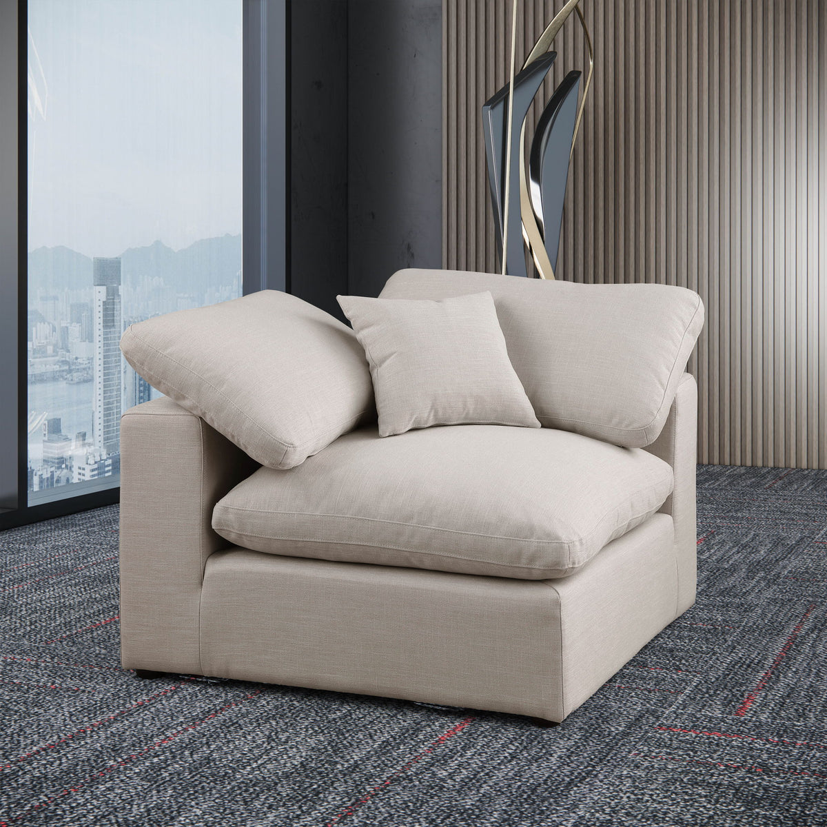 Comfy - Linen Corner Chair