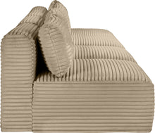 Load image into Gallery viewer, Shaggy - Fabric 4 Seat Modular Armless Sofa
