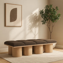 Load image into Gallery viewer, Pavilion - 8 Piece Modular Bench With Natural Base
