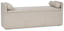 Load image into Gallery viewer, Galliden - Large Upholstered Dining Room Bench - Beige
