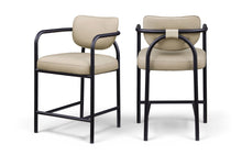 Load image into Gallery viewer, Serava - Vegan Leather Upholstered Bar Stool
