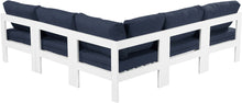 Load image into Gallery viewer, Nizuc - Outdoor Patio 5 Piece Modular Sectional With White Frame
