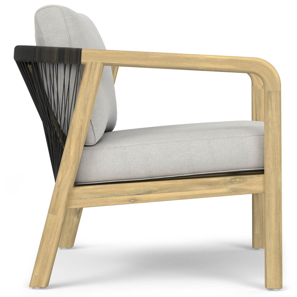 Palmetto - Outdoor Conversation Chair (Set of 2) - Silver - Ego Home Furniture