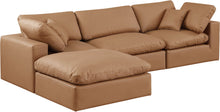 Load image into Gallery viewer, Comfy - 4 Piece Faux Leather Modular Sectional With Chaise
