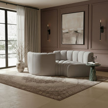 Load image into Gallery viewer, Arc - Boucle Fabric 4 Piece Curved Modular Sofa
