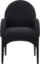 Load image into Gallery viewer, Waldorf - Boucle Dining Arm Chair With Black Legs
