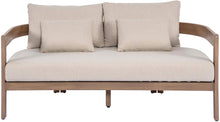 Load image into Gallery viewer, Newport - Water Resistant Fabric 65" Upholstered Outdoor Patio Loveseat
