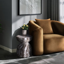 Load image into Gallery viewer, Caserta - Marble Finish Concrete End Table
