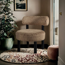 Load image into Gallery viewer, Ambre - Vegan Shearling Fabric Upholstered Accent Chair
