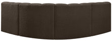 Load image into Gallery viewer, Arc - Boucle Fabric 4 Piece Corner Modular Sofa
