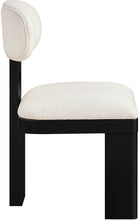 Load image into Gallery viewer, Timbra - Linen Textured Fabric Upholstered Dining Chair (Set of 2) - Black Base
