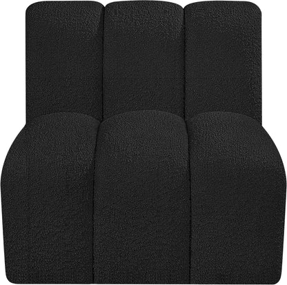 Arc - Boucle Fabric Straight Chair