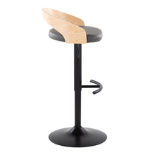 Load image into Gallery viewer, Grotto - Contemporary Adjustable Barstool With Swivel &amp; Rounded T Footrest (Set of 2)
