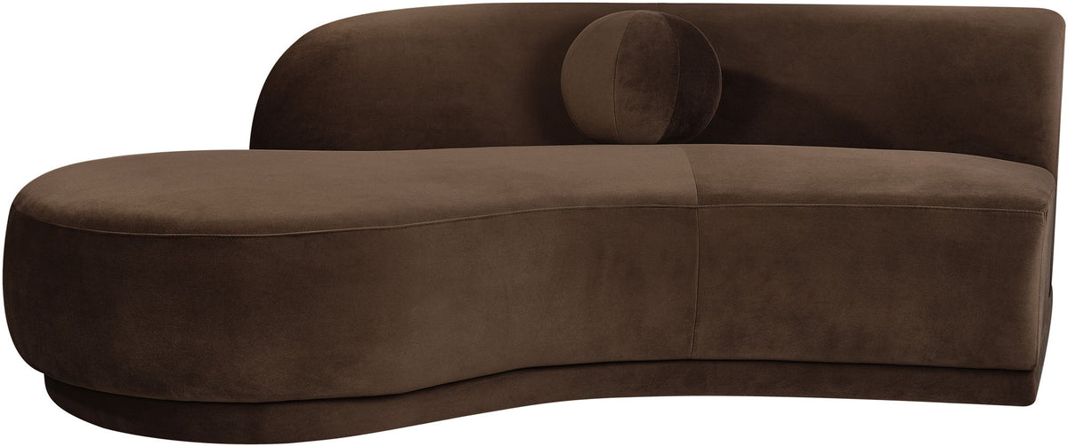 Avra - 86" Velvet Performance Fabric Upholstered Sofa
