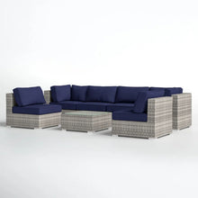 Load image into Gallery viewer, Seating Set With Cushions Handcrafted Wicker Design
