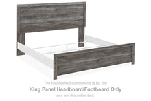 Load image into Gallery viewer, Bronyan - King Panel Headboard/Footboard - Dark Gray
