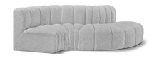 Load image into Gallery viewer, Arc - Boucle Fabric 4 Piece L-Shaped Modular Sofa
