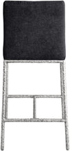Load image into Gallery viewer, Reeves - Chenille Fabric Upholstered Counter Stool (Set of 2) - Silver Base

