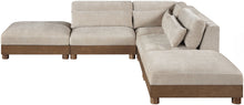 Load image into Gallery viewer, Turin - Chenille Fabric Upholstered Modular Sectional - Taupe
