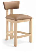 Load image into Gallery viewer, Lavrin - Vegan Leather Counter Stool (Set of 2) - Natural Base
