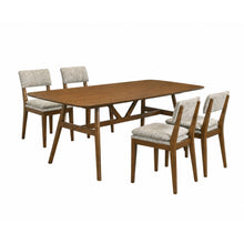 Load image into Gallery viewer, Miller - 5 Piece Set (78" Dining Table With 4 Side Chairs) - Walnut / Gray
