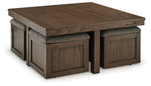 Load image into Gallery viewer, Boardernest - Cocktail Table With 4 Stools (Set of 5) - Brown
