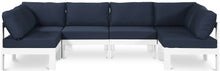 Load image into Gallery viewer, Nizuc - Outdoor Patio 6 Piece Modular Sectional With White Frame

