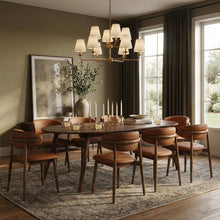 Load image into Gallery viewer, Leesa - Solid Wood And Walnut Veneer Dining Table
