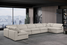 Load image into Gallery viewer, Comfy - 7 Piece Linen Modular Armless Sectional

