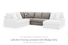 Load image into Gallery viewer, Lindon - LAF Armless Loveseat With Wedge - Smoke
