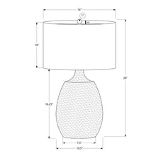 Load image into Gallery viewer, Lighting, Table Lamp, Resin, Contemporary - Cream
