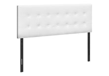 Load image into Gallery viewer, Queen Size Headboard Only Upholstered Leather Look - White
