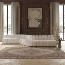 Load image into Gallery viewer, Arc - Boucle Fabric 8 Piece Curved Modular Sofa
