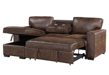 Load image into Gallery viewer, U0203 - Reversible Pullout Sofa Bed - Coffee

