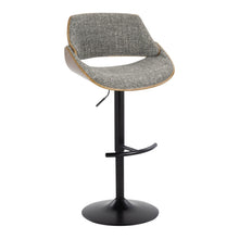 Load image into Gallery viewer, Fabrizzi - Mid Century Modern Adjustable BarStool With Rounded T Footrest (Set of 2)
