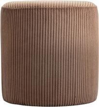 Load image into Gallery viewer, Roy - Round Microsuede Ottoman / Stool
