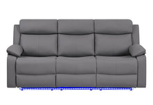 Load image into Gallery viewer, U6026 - Reclining Sofa With LED - Gray
