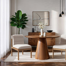 Load image into Gallery viewer, Eloura - Linen Textured Fabric Upholstered Dining Chair (Set of 2)
