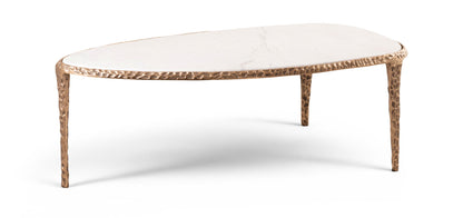 Gild - Aluminum Base And Genuine Marble Top Table
