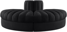 Load image into Gallery viewer, Rummi - Velvet Performance Fabric Upholstered 2 Piece  Rounded Modular Loveseat

