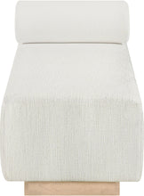 Load image into Gallery viewer, Zephyr - Linen Textured Fabric Upholstered Chaise - Painted Natural Base

