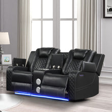 Load image into Gallery viewer, Benz - Power Reclining Loveseat &amp; LED Lighting And Built In USB

