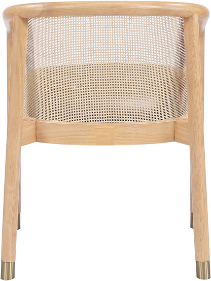 Sylvan - Vegan Leather Dining Chair (Set of 2) - Natural Frame