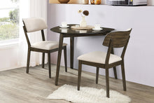 Load image into Gallery viewer, Rex - Guitar Pick Corner Table With 2 Chairs - Dark Brown
